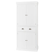 VINGLI 72" Freestanding Kitchen Pantry Cabinet with 3 Adjustable Shelves