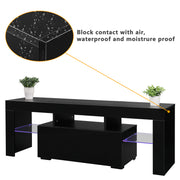 VINGLI 51" TV Stand with LED Lights