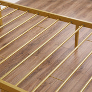 VINGLI Metal Canopy Bed Frame with Heavy Duty Steel Slat