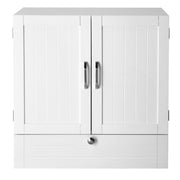 VINGLI Bathroom Cabinet Wall Mounted with 2 Doors and Shelves Over The Toilet Storage Cabinet White