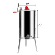 VINGLI Manual Stainless Honey Extractor Separator 2 Frames/ 3 Frame/ 4 Frames