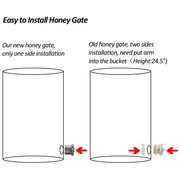 VINGLI Manual Stainless Honey Extractor Separator 2 Frames/ 3 Frame/ 4 Frames