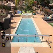 VINGLI 18 Feet Solar Pool Cover Reel Set Aluminum