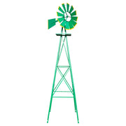 VINGLI 8FT Metal Windmill Ornamental Spinner Garden Decorations