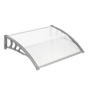 VINGLI Patio Window Awning Outdoor Awning Polycarbonate Door Canopy Cover Awnings