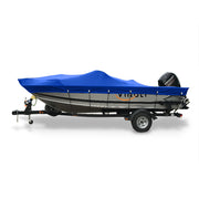 VINGLI 600D Polyeste Heavy Duty Boat Cover Blue/ Gray