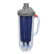 VINGLI Professional in-line Pool Leaf Canister with Mesh Basket