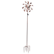 VINGLI 7 Feet LED  Solar Metal Wind Spinner
