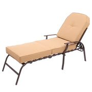 VINGLI  Upgraded Adjustable Patio Metal Chaise Lounge Chairs