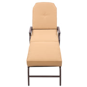 VINGLI  Upgraded Adjustable Patio Metal Chaise Lounge Chairs