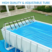 VINGLI 16 FT Above Ground Pool Cover Reel with Tube Set for Various Shape Pool