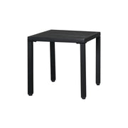 VINGLI 19in Metal Patio Side Coffee Bistro Table Indoor Outdoor Furniture