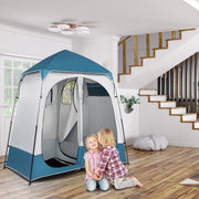 VINGLI 7.5 FT Instant Pop Up Shelter 2 Room Shower Tent for Camping