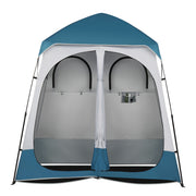 VINGLI 7.5 FT 2 Room Camping Shower Tent with Carrying Bag