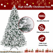 VINGLI 6/7/7.5 FT Pvc Christmas Tree Artificial Christmas Pine Tree with Sturdy Metal Legs For Xmas Decoration