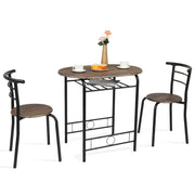 VINGLI 3 Piece Dining Room Table Set for Small Space