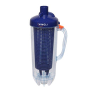 VINGLI Professional in-line Pool Leaf Canister with Mesh Basket