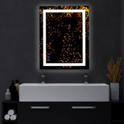 VINGLI Led Bathroom Vanity Makup Mirror with Bluetooth Speaker