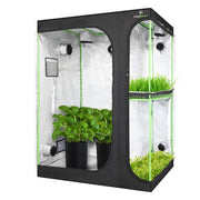 CoolGrows Upgraded 2-in-1 Mylar Hydroponic Grow Tent 48x36x72 Inch/36x24x53 Inch/60x48x80 Inch