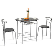 VINGLI 3 Piece Dining Room Table Set for Small Space