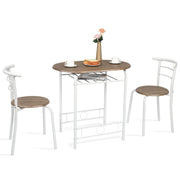 VINGLI 3 Piece Dining Room Table Set for Small Space