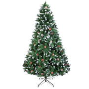 VINGLI 6/7/7.5 FT Pvc Christmas Tree Artificial Christmas Pine Tree with Sturdy Metal Legs For Xmas Decoration