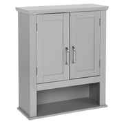 VINGLI Wood Bathroom Cabinet Wall Mounted with Doors Hanging
