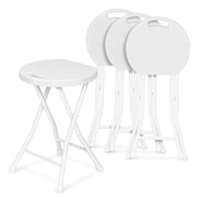 VINGLI Portable HDPE Plastic Folding Stools Set for Sitting Indoor Outdoor Use