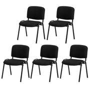 VINGLI Armless Stacking Chairs with Padded Seats