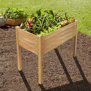 VINGLI Raised Garden Bed Elevated Planter Box for Vegetables Fruits 48.5 x 22.5 x 30 Inch