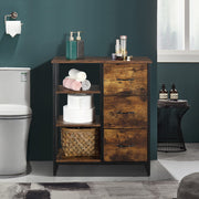 VINGLI Bathroom Floor Cabinet Free Standing Storage Cabinet with 3 Drawers