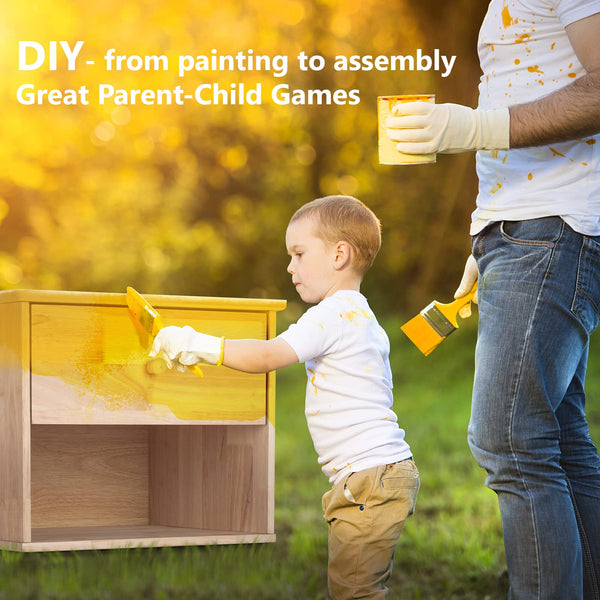 VINGLI Wooden Floating Nightstand with 1Drawer & Storage