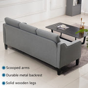 VINGLI 71" Fabric 3-Seat Sofa