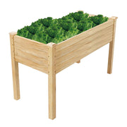 VINGLI Raised Garden Bed Elevated Planter Box for Vegetables Fruits 48.5 x 22.5 x 30 Inch