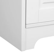 VINGLI Kitchen Storage Cabinet Pantry Cabinet with 2 Doors White